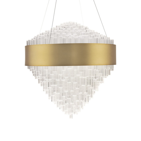 Luzerne LED Pendant in Aged Brass (281|PD-30126-AB)