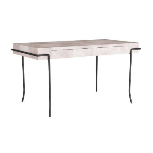 Mosquito Desk in Ivory Vellum/Blackened Iron (314|GDFKI01)