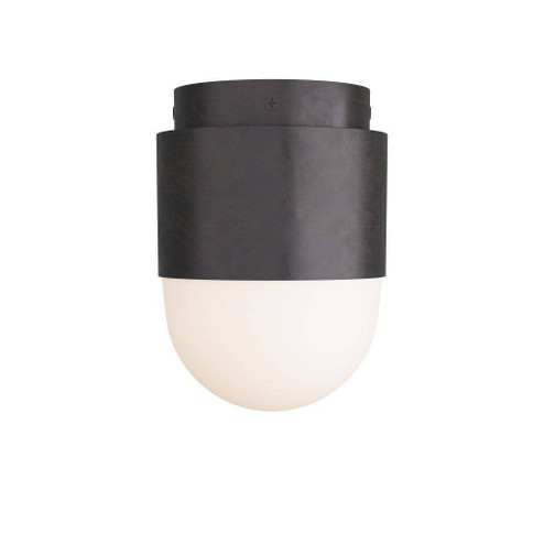 Allentown Flush Mount in English Bronze, Opal Glass (314|DFC06)