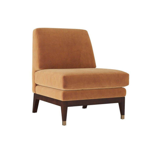Sawyer Chair in Cider Velvet/Dark Walnut (314|8173)