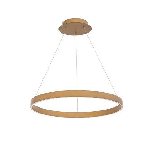 Sirius LED Pendant in Aged Brass (34|PD-81124-AB)