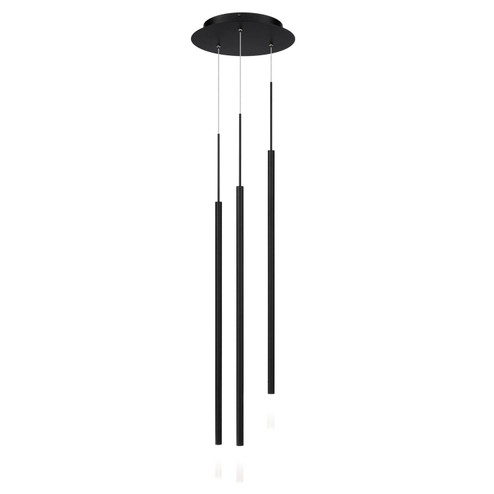 Viggo LED Chandelier in Black (34|PD-69403R2-BK)