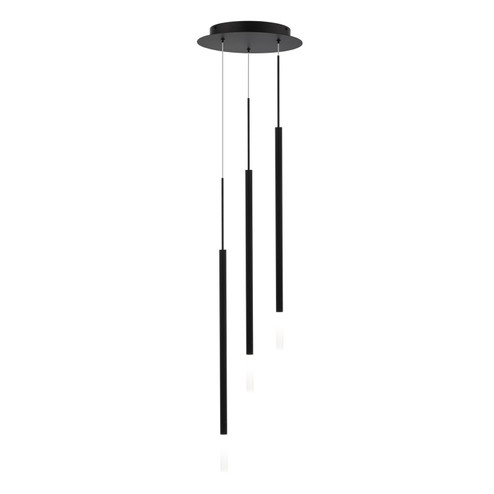 Viggo LED Chandelier in Black (34|PD-69403R1-BK)