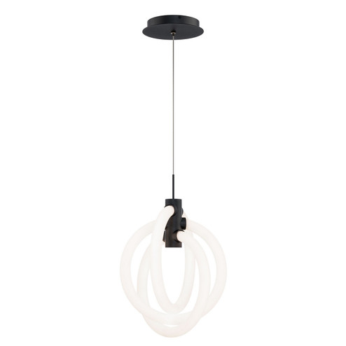 Knot LED Mini Pendant in Black (34|PD-27413-35-BK)