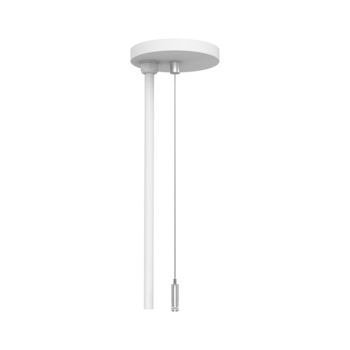 120V Track Feed Canopy with 96'' Cable Suspension in White (34|J2-SKCF96-WT)
