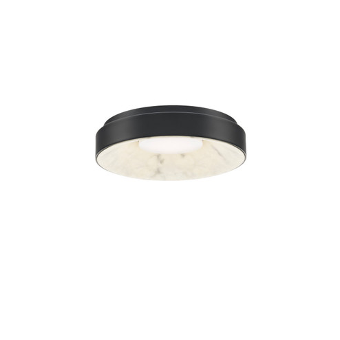Crackle LED Flush Mount in Black (34|FM-97414-BK)
