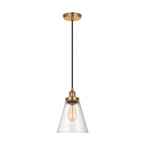Baskin One Light Pendant in Satin Brass (454|P1347SB)