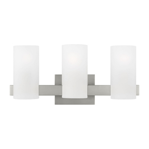 Rhode Three Light Vanity in Brushed Steel (454|DJV1103BS)