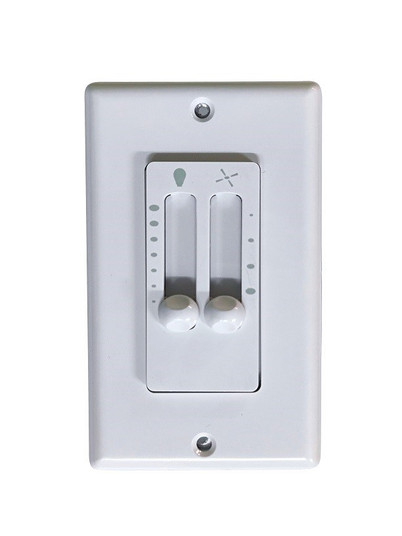 Fan Wall Control in White (110|WC-7)
