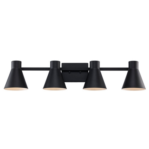 Four Light Vanity in Black (110|22384 BK)