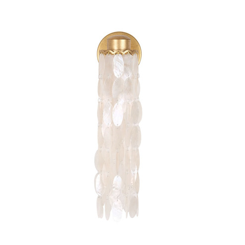 Edgy LED Wall Sconce in Oxidized Gold Leaf (33|522721OL)