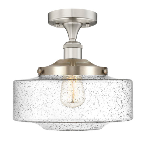 Franklin Restoration LED Semi-Flush Mount in Brushed Satin Nickel (405|616-1F-SN-G694-12)