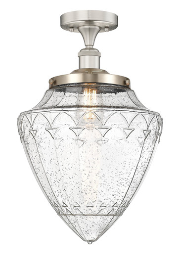 Edison One Light Semi-Flush Mount in Antique Copper (405|616-1F-AC-G661-12)