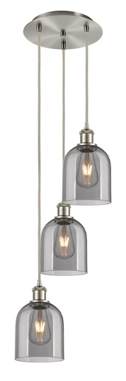 Ballston Three Light Pendant in Brushed Satin Nickel (405|113B-3P-SN-G558-6GWH)