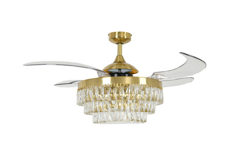 Veil 48''Ceiling Fan in Gold (457|51292401)