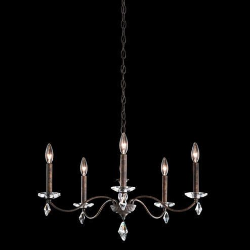 Modique Five Light Chandelier in Black (53|MD1005N-51H)