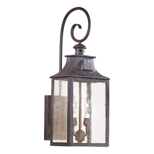 Newton Two Light Wall Lantern in Soft Off Black (67|B9002-SFB)