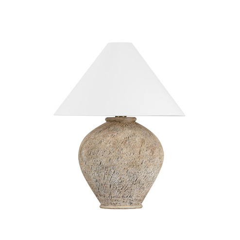 Rumbrook One Light Table Lamp in Aged Brass/Ceramic Ancient Texture (70|L5330-AGB/CAX)