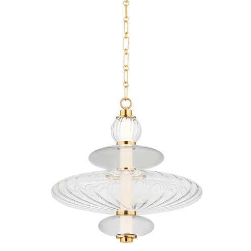Williams LED Pendant in Aged Brass (70|2619-AGB)