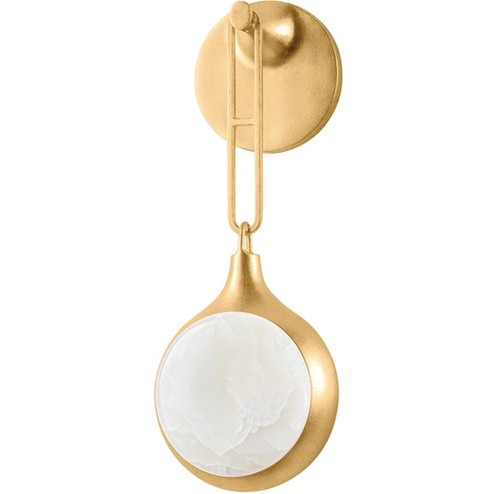 Riviere LED Wall Sconce in Vintage Gold Leaf (68|465-01-VGL)