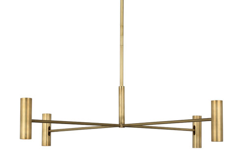 Ponte LED Chandelier in Hand Rubbed Antique Brass (182|SLCH57030HAB)