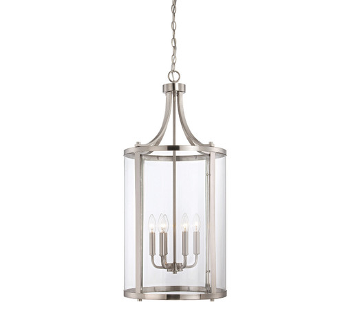 Penrose Six Light Foyer Lantern in Satin Nickel (51|7-1041-6-SN)