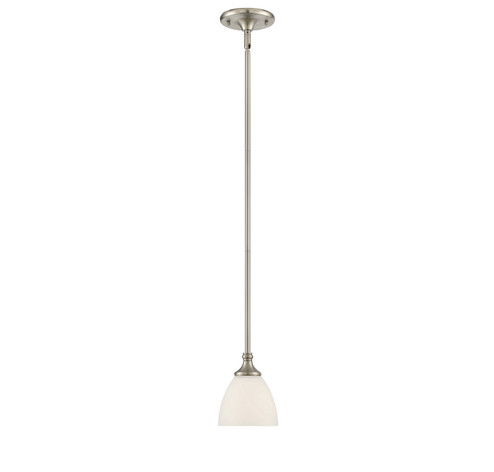 Herndon One Light Mini Pendant in Satin Nickel (51|7-1010-1-SN)