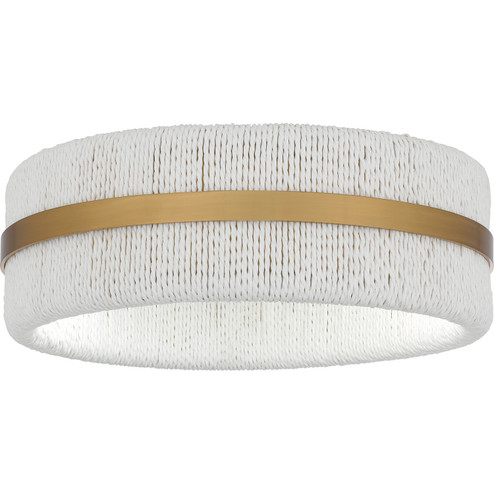 Quoizel Flush Mount Two Light Flush Mount in Brushed Gold (10|QFL6220BRG)