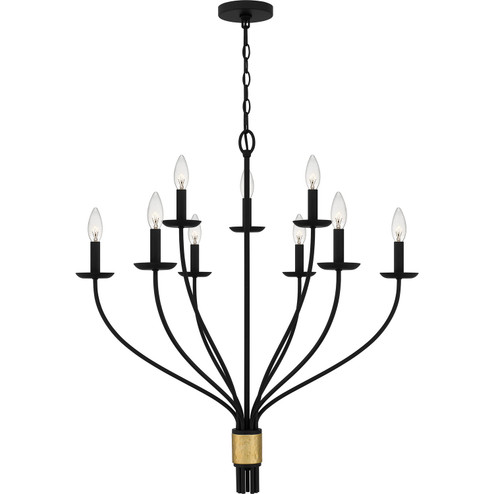 Margaret Nine Light Chandelier in Matte Black (10|MAG5032MBK)