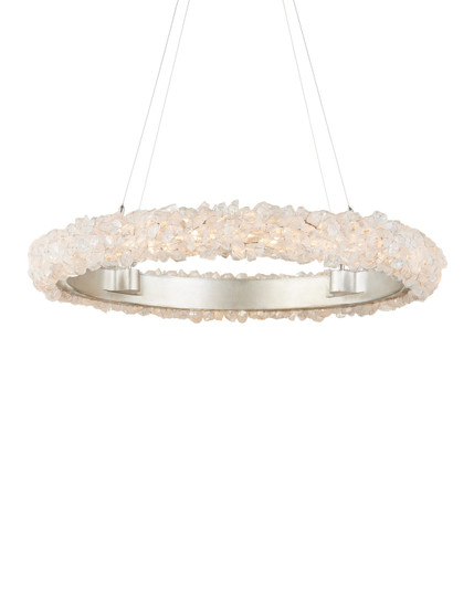 One Light Chandelier in Contemporary Silver Leaf/Contemporary Silver/Natural (142|9000-1222)