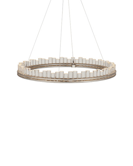 Pleiades One Light Chandelier in Contemporary Silver Leaf/Contemporary Silver/Clear (142|9000-1220)