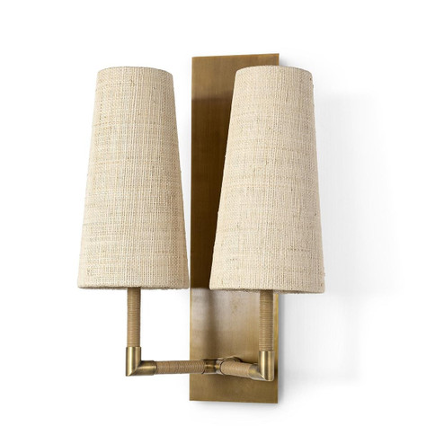 Irving Two Light Wall Sconce in Antique Brass (515|2951-79)