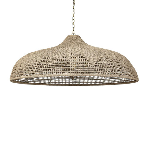 Westerly Outdoor Chandelier in Antique Brass (515|2340-79)