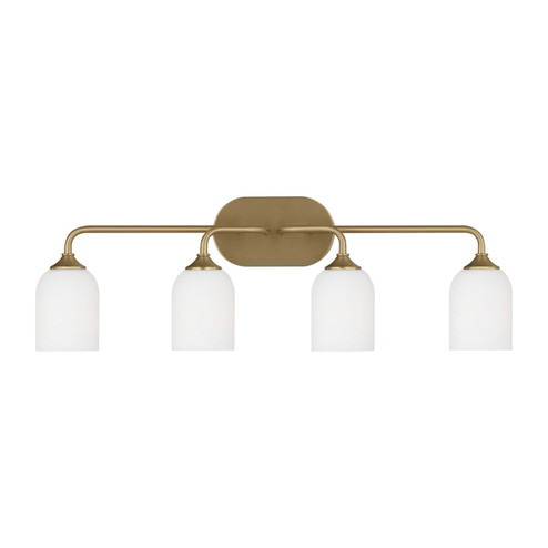 Emile Four Light Vanity in Satin Bronze (1|GLV1024EN3/SB)