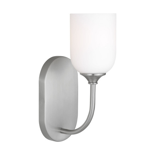 Emile One Light Vanity in Brushed Steel (1|GLV1021EN3/BS)