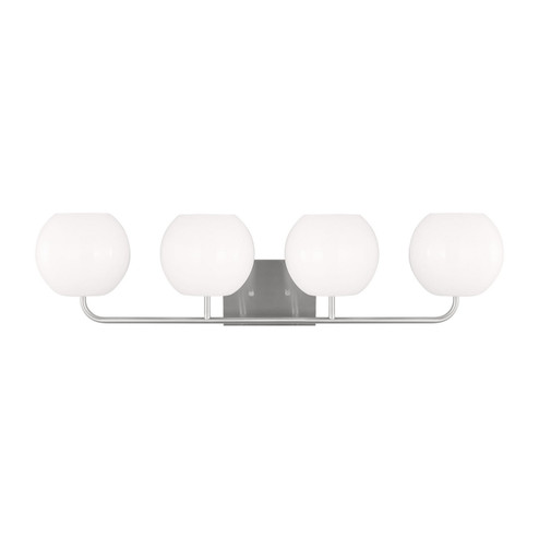 Rory Four Light Vanity in Brushed Steel (1|GLV1014EN3/BS)