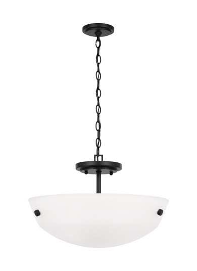 Kerrville Two Light Semi-Flush Convertible Pendant in Midnight Black (1|7715202EN3-112)
