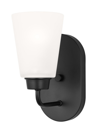 Kerrville One Light Wall / Bath Sconce in Midnight Black (1|4115201EN3-112)