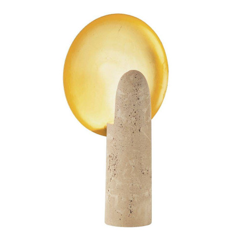 Eclipse One Light Table Lamp in Sand/Antique Brass (314|PTC42)