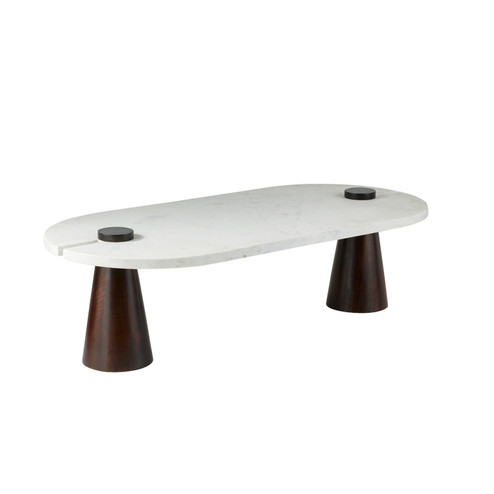 Delaney Coffee Table in White/Umber (314|FCI13)