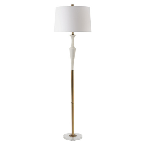 Colette One Light Floor Lamp in Antique Brass (52|30344-1)