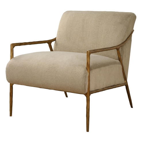 Kashmir Accent Chair in Aged Gold (52|23847) Kashmir Accent Chair in Aged Gold (52|23847)
