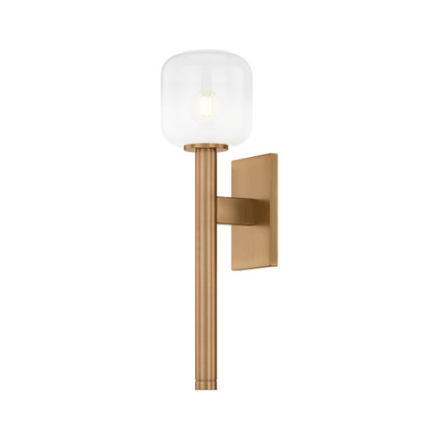 Axton One Light Wall Sconce in Patina Brass (67|B2119-PBR)