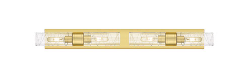 Downtown Urban Four Light Bath Vanity in Satin Gold (405|617S-4W-SG-G617-8DE)
