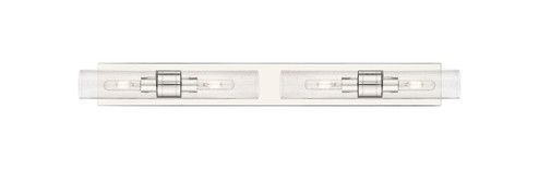 Downtown Urban Four Light Bath Vanity in Polished Nickel (405|617S-4W-PN-G617-8SDY)