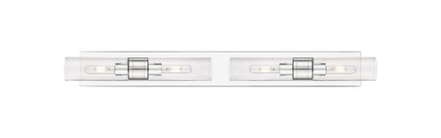 Downtown Urban Four Light Bath Vanity in Polished Chrome (405|617S-4W-PC-G617-8SDY)