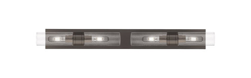 Downtown Urban Four Light Bath Vanity in Oil Rubbed Bronze (405|617S-4W-OB-G617-8SDY)