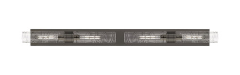Downtown Urban Four Light Bath Vanity in Oil Rubbed Bronze (405|617L-4W-OB-G617-11DE)