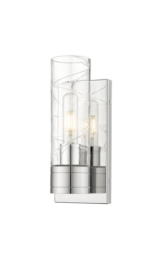 Downtown Urban One Light Wall Sconce in Polished Chrome (405|617-1W-PC-G617-8DE)