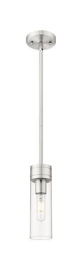 Downtown Urban One Light Mini Pendant in Satin Nickel (405|617-1S-SN-G617-8CL)